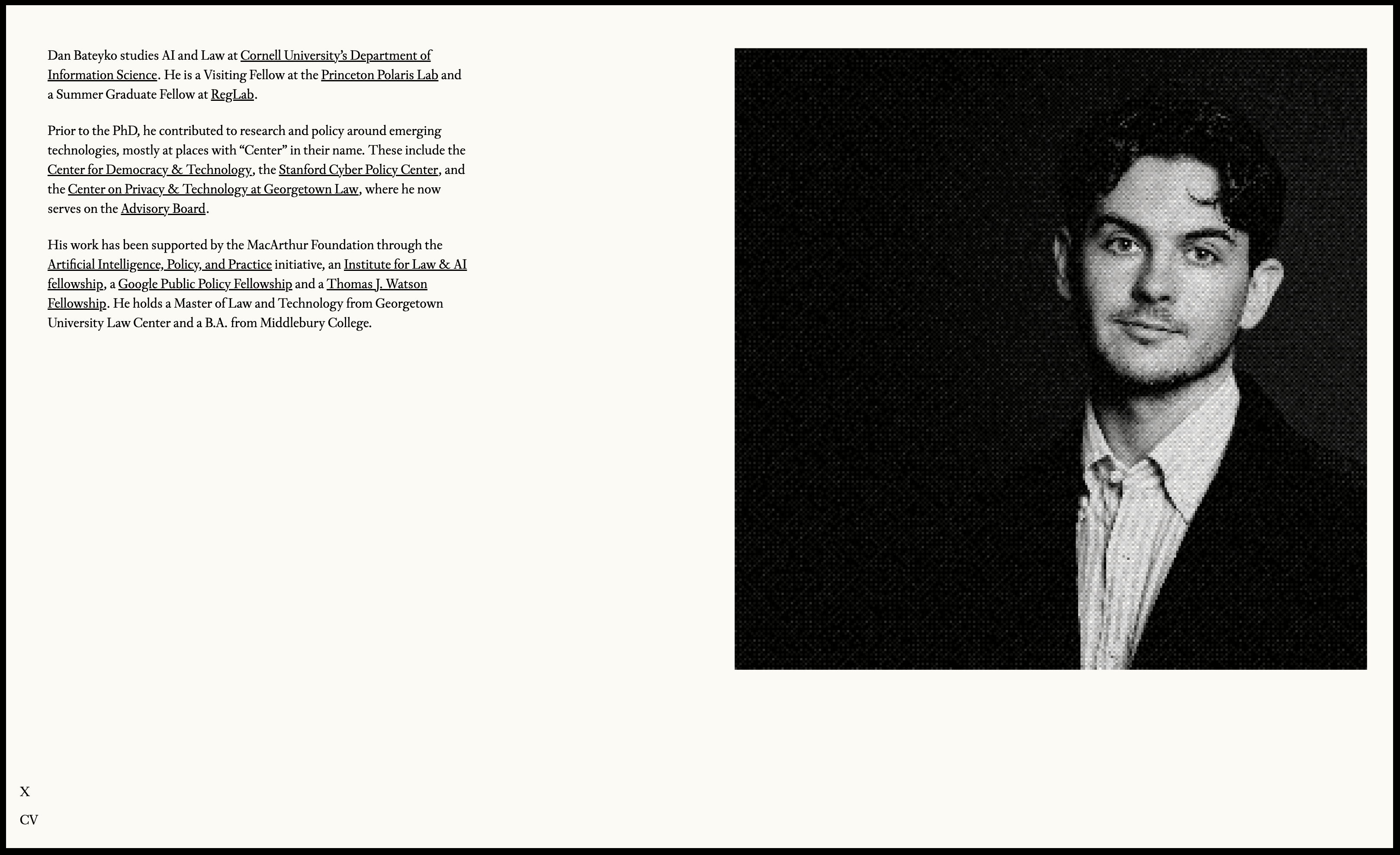 Layout mock